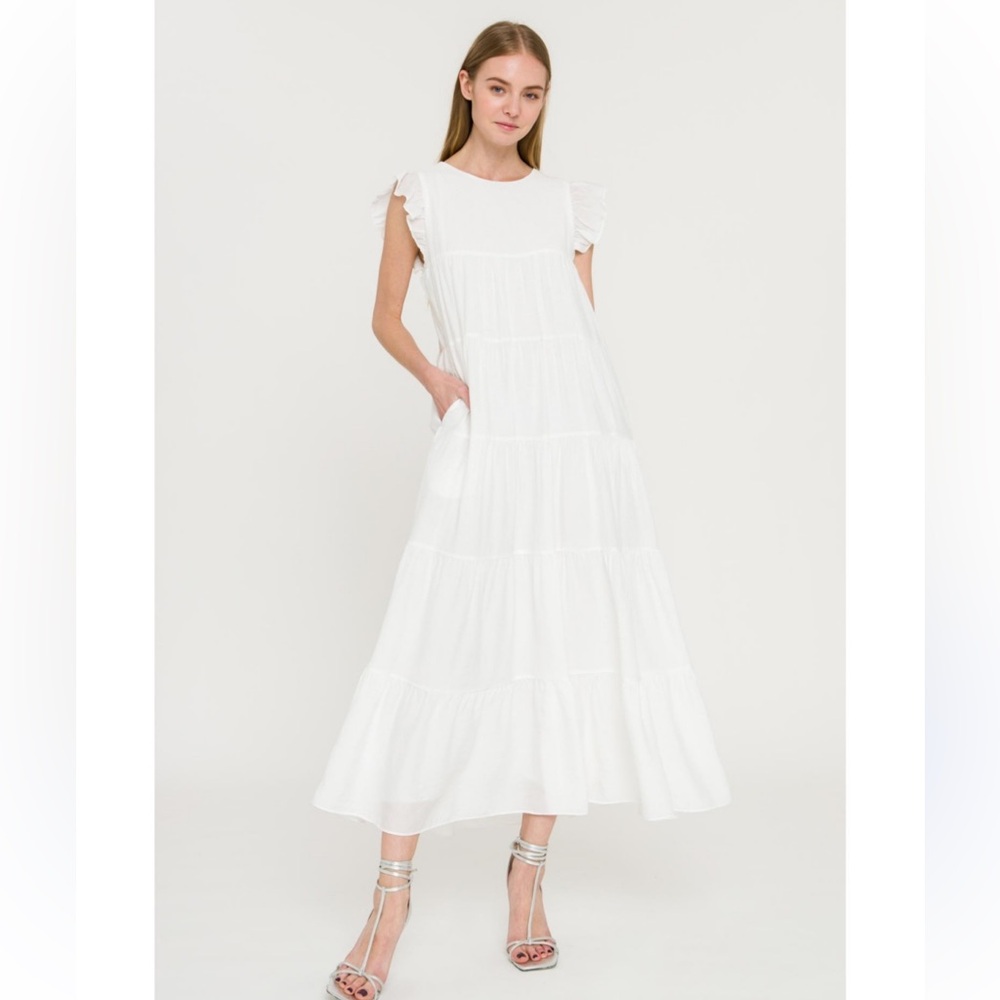 English Factory Tiered Maxi Dress